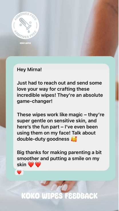 Koko Wipes: Dry Pure 100% Cotton Wipes | 6 pack (8)